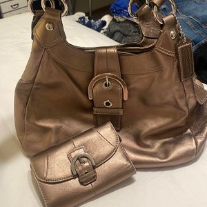 Coach Shoulder Bag & Wallet